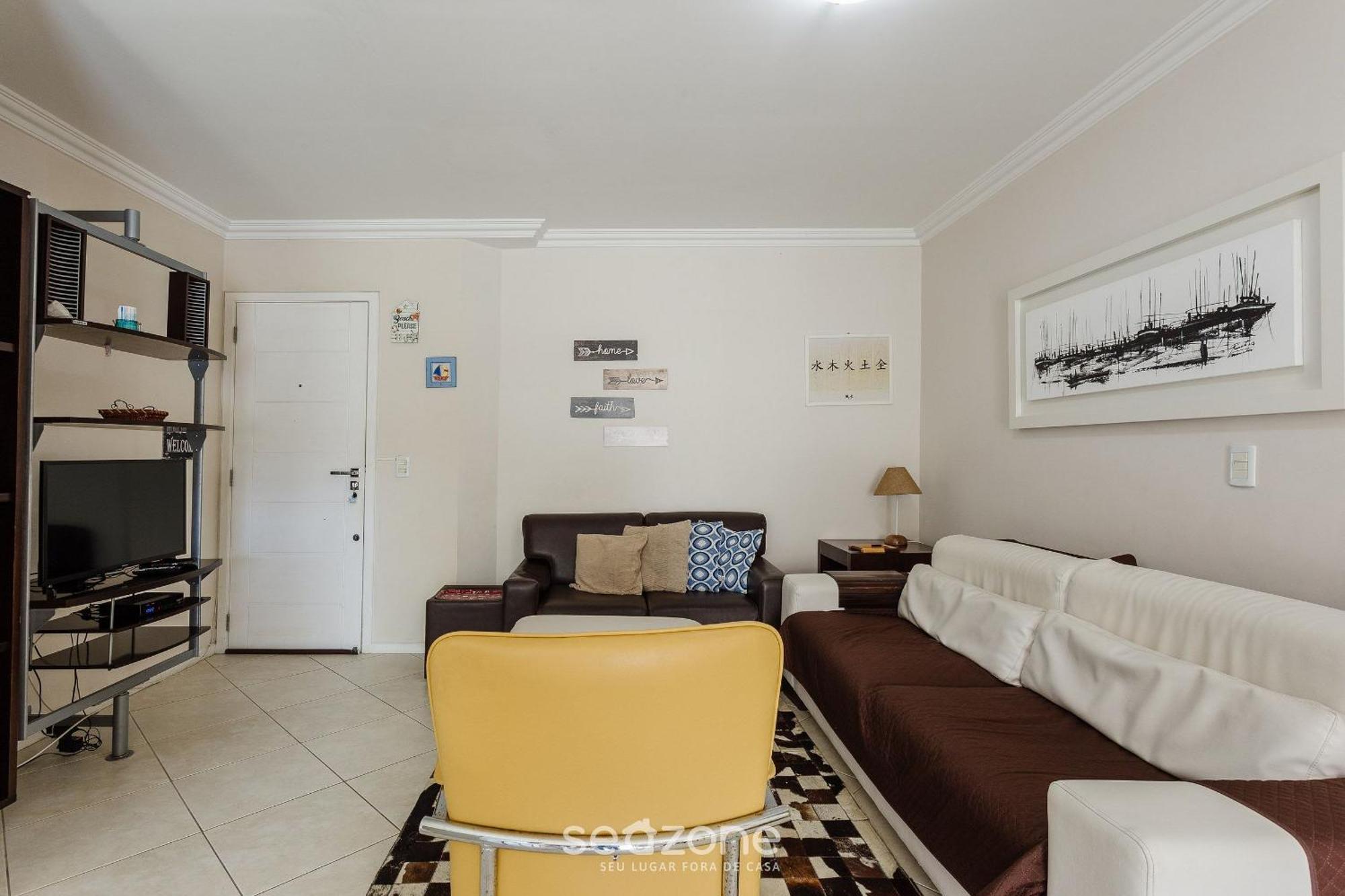 Florianópolis Belo Apto C/ Piscina Em Jurere 800M Do Mar Chr101 아파트 외부 사진